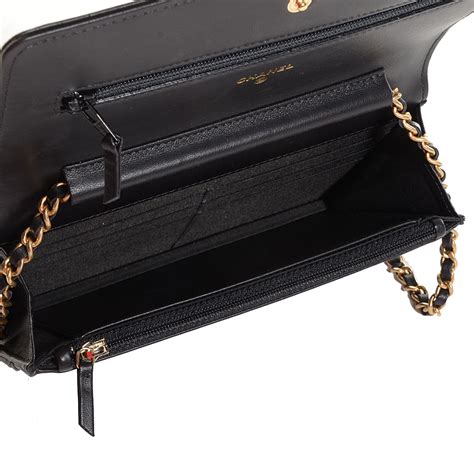 chanel boy wallet on chain black|Chanel wallet on chain gabrielle.